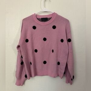 Premise polka dot sweater size small super soft